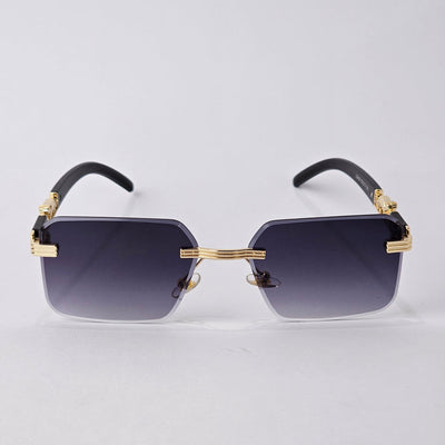 RIMLESS PANTHER METAL gold/black